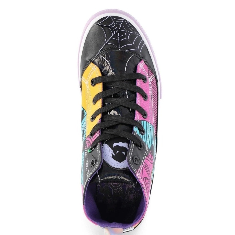New Disney Nightmare Before Christmas Sneakers Women's 9.5 Hi Top Tennis Shoes - Picture 4 of 14